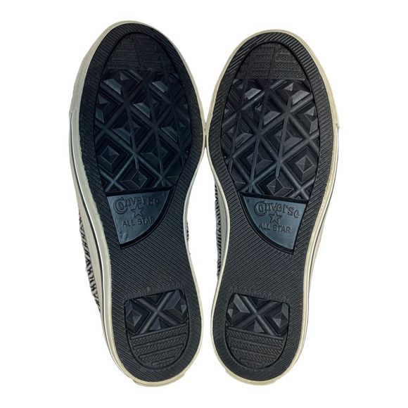 CONVERSE CHUCK TAYLOR ALL STAR ZIG ZAG SNEAKER SHOE WHITE BLACK 9.5 - Picture 8 of 9